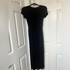 Nasty Gal Black Midi Dress